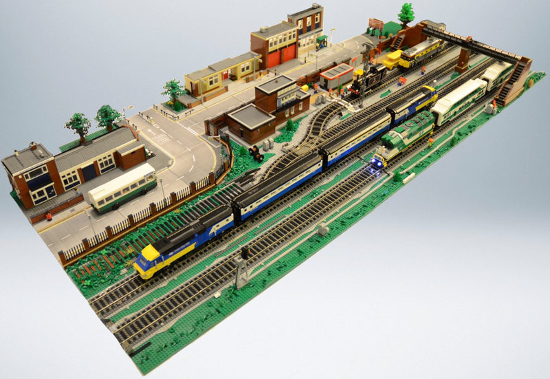 A Lego layout constructed for my first AFOL show, Brickfete 2013