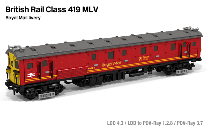 British Rail Class 419 MLV EMU (Royal Mail livery)