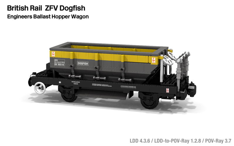 British Rail ZFV Dogfish Hopper Wagon (Engineers)