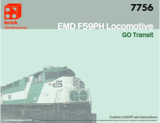 7756 EMD F59PH Diesel Locomotive (GO Transit)