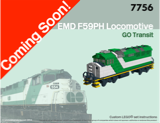 7756 EMD F59PH Diesel Locomotive (GO Transit)